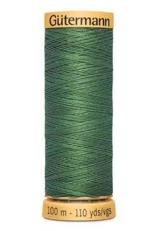 Gütermann Cotton Thread 50 100m Solid Medium Irish Green # 744491-8760