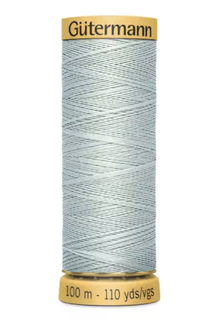 Gütermann Cotton Thread 50 100m Solid Light Slate # 744491-9120