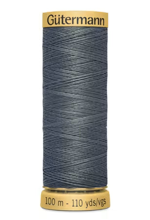 Gütermann Cotton Thread 50 100m Solid Dark Gray # 744491-9500