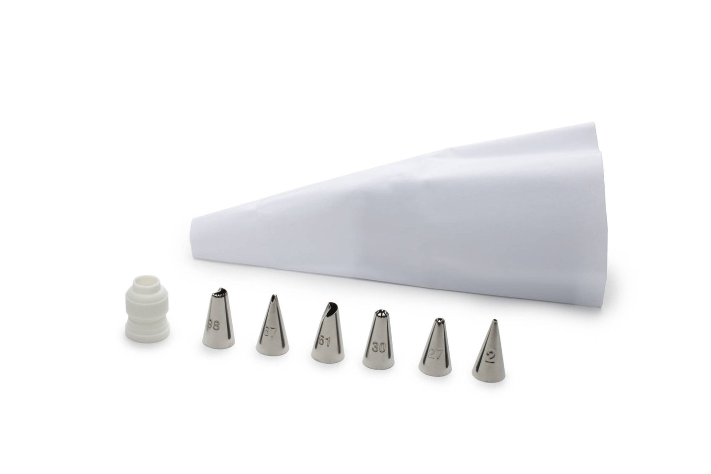 Fox Run Icing Decorating Set, 8-Piece, 1.75" x 2.5" x 7"