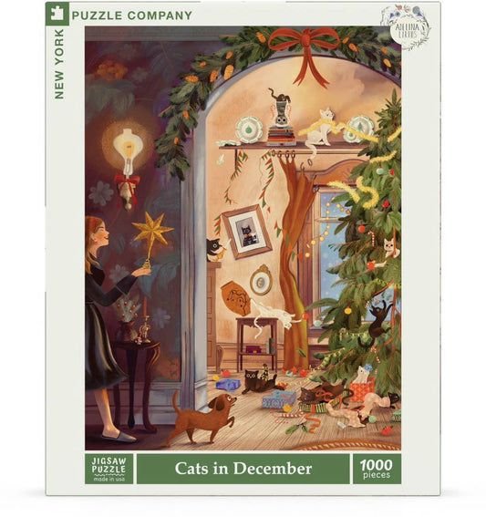 Cats in December - 1000 Piece Jigsaw Puzzle