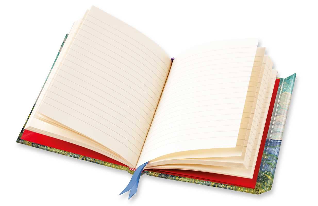 Vincent van Gogh: Cypresses (Foiled Journal) 6"x 8.5" lined blank book; 176 pages