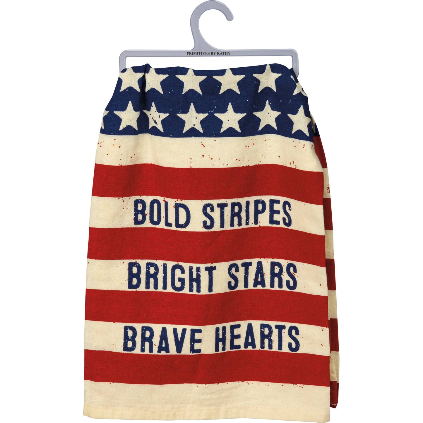 Bold Stripes Bright Stars Kitchen Towel