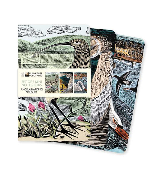 Angela Harding: Wildlife Set of 3 Mini Notebooks by: Notebook / blank book; 64 pages / English