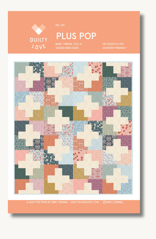 Plus Pop Printed booklet Quilt Pattern