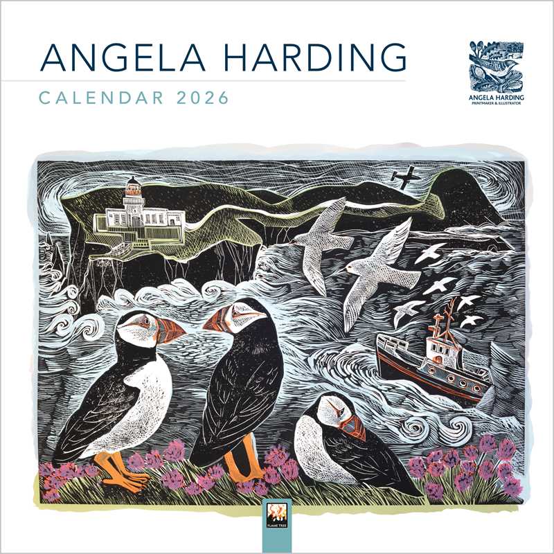 Angela Harding Wall Calendar 2026 (Art Calendar) by: Calendar; 12 pages / English
