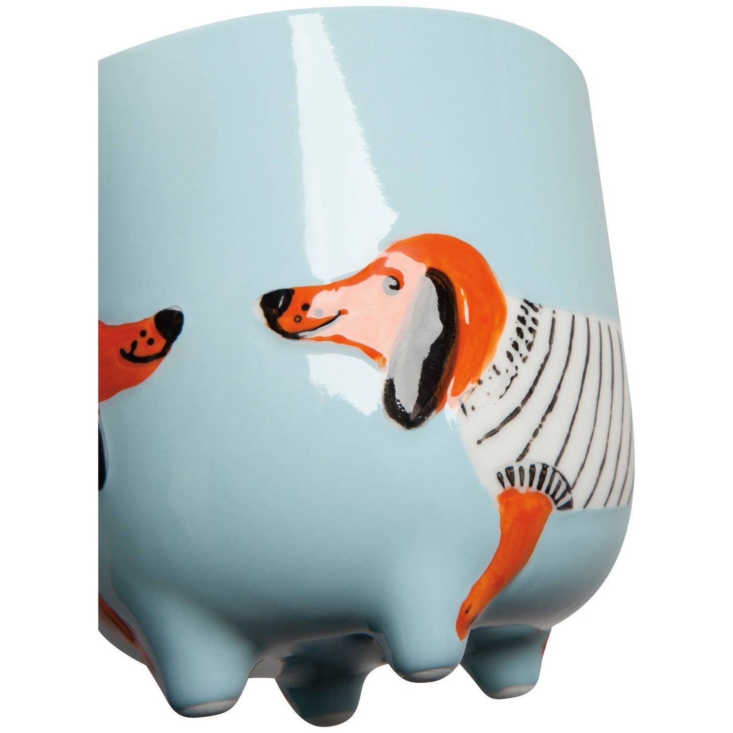 Dachshund Critter Mug: Multi-Colored