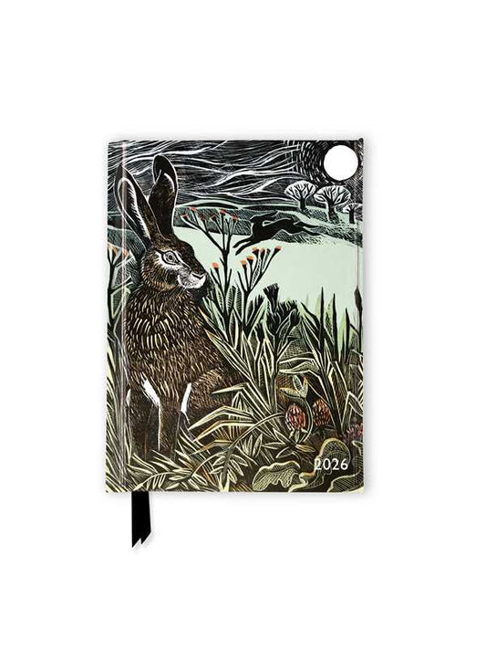 Angela Harding: Hidden Hares 2026 Luxury Pocket Diary Planner - Week to View by: Diary; 128 pages / English