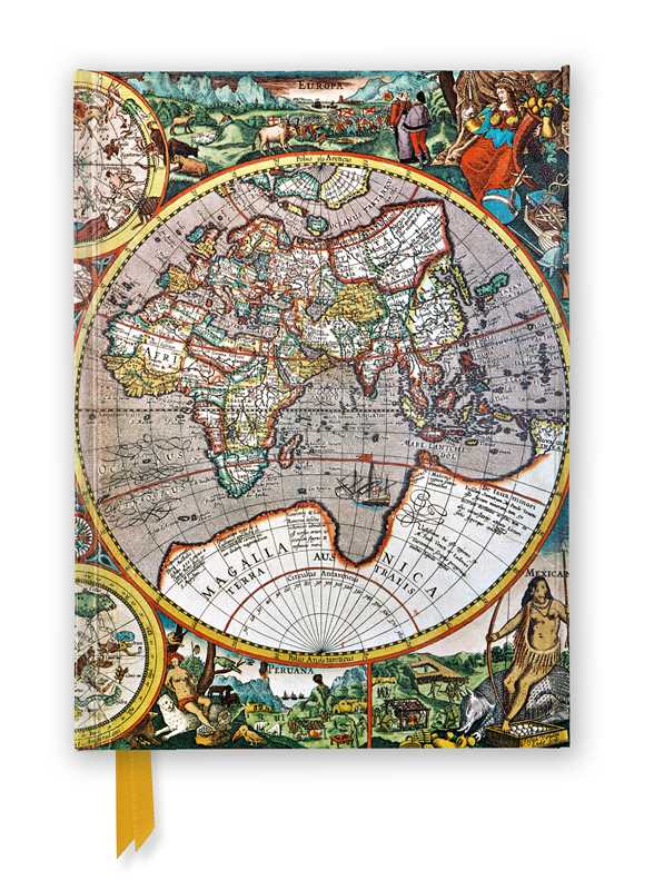 Pieter van den Keere: Antique Map (Foiled Journal) by: Notebook / blank book; 176 pages / English