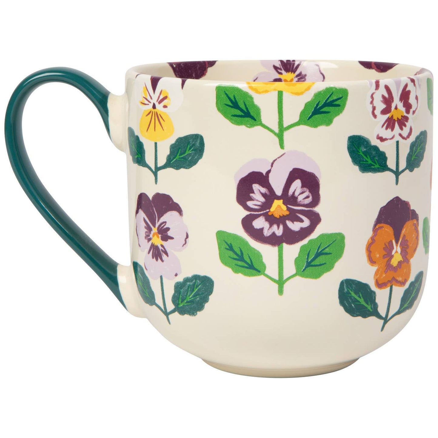Pansy Mug: Multi-Colored