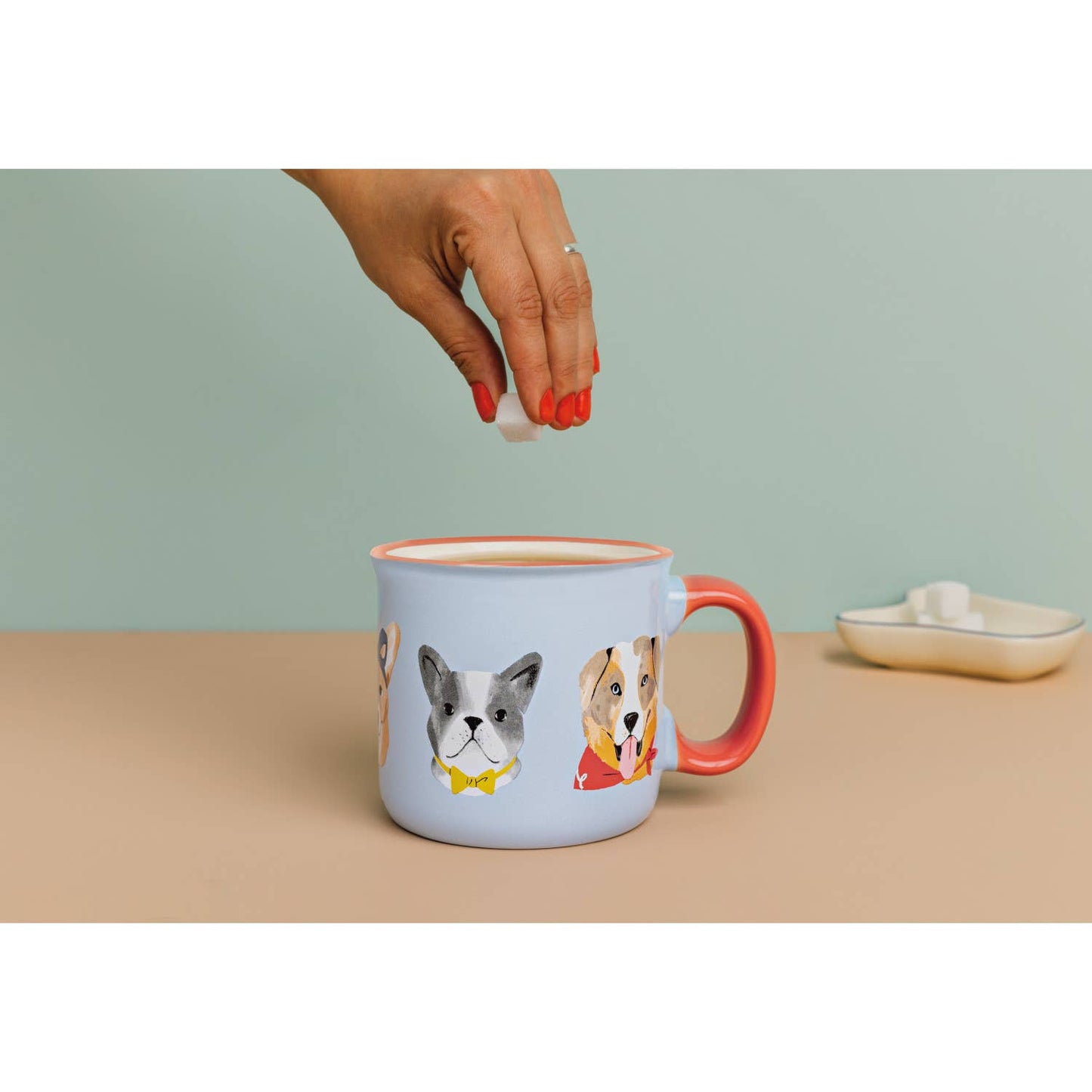 Uptown Dogs 20 oz Mug: Blue