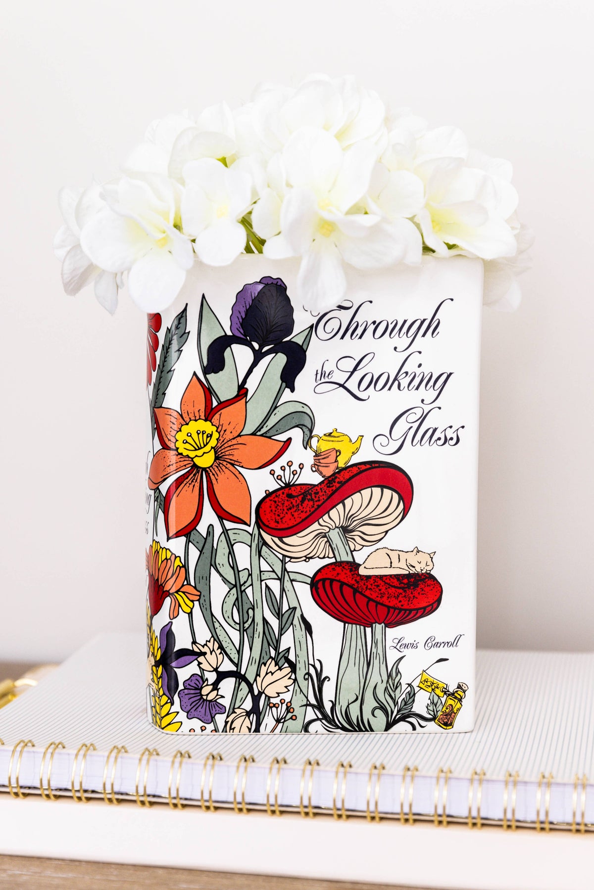 Large Book Vase, Through the Looking Glass