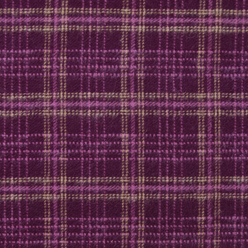 AGF Studio FLANNEL - Crosshatch Plaid Merlot (Dobby) - Highlands FLANNEL - AGF
