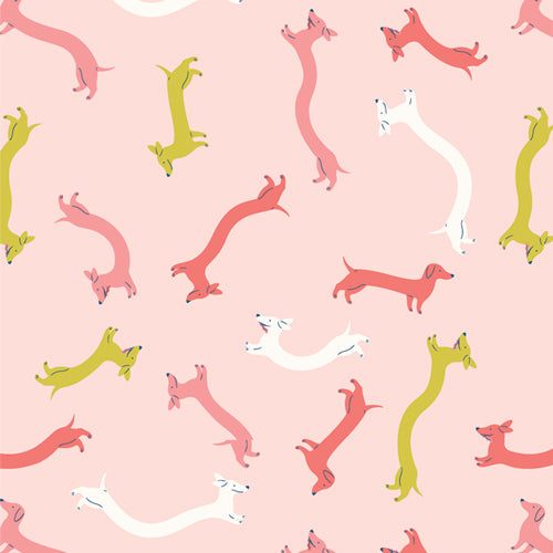 AGF Studio FLANNEL -  Dachshund Wiggles Snug in Flannel - AGF FLANNELS - AGF