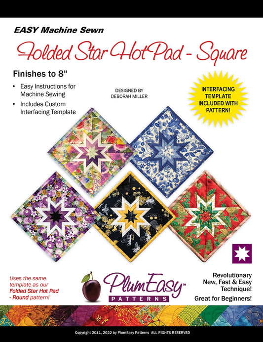 Folded Star Hot Pad - Square