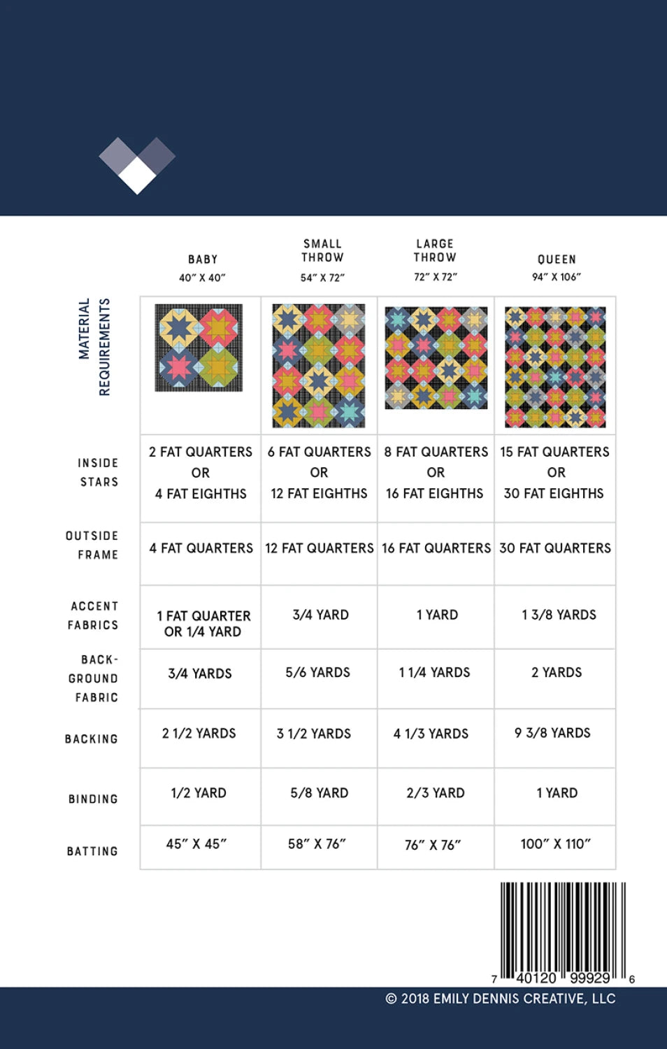 North Star Quilt Pattern