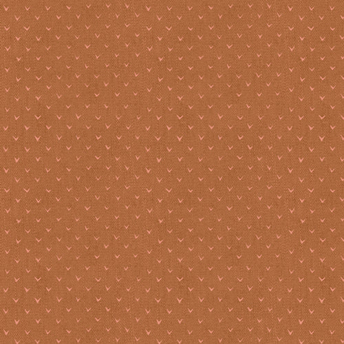 Katarina Roccella -  Carved Notches Copper  -  Twenty - Art Gallery Fabrics