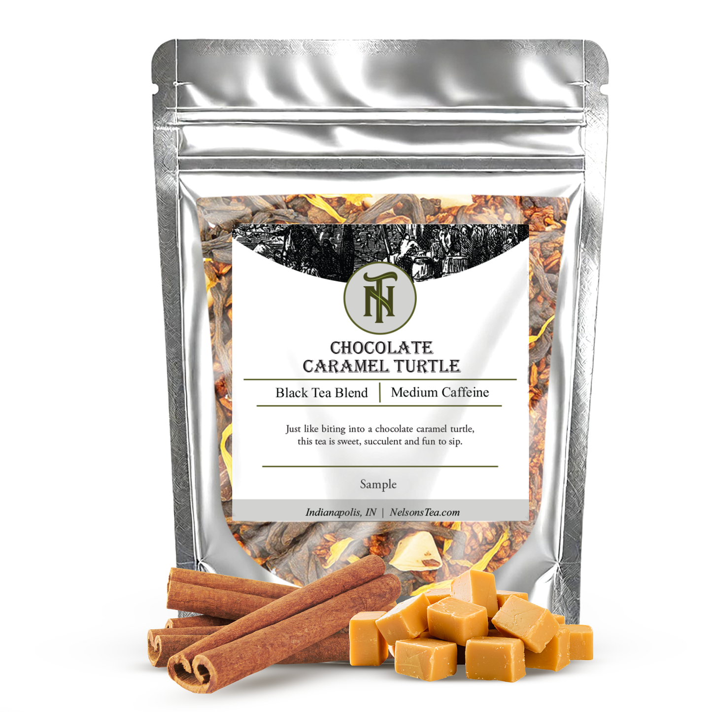 Chocolate Caramel Turtle: 2 oz/(56.7g)