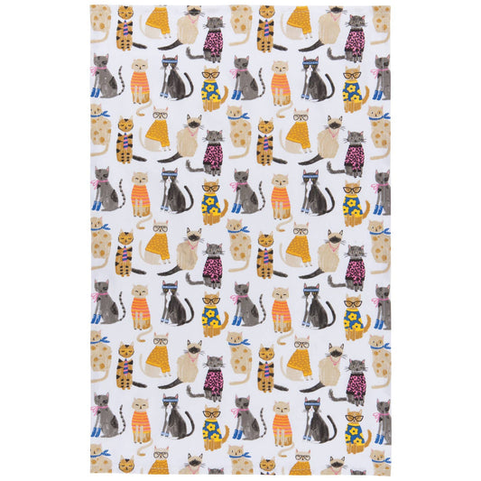 Feline Fine Dishtowel