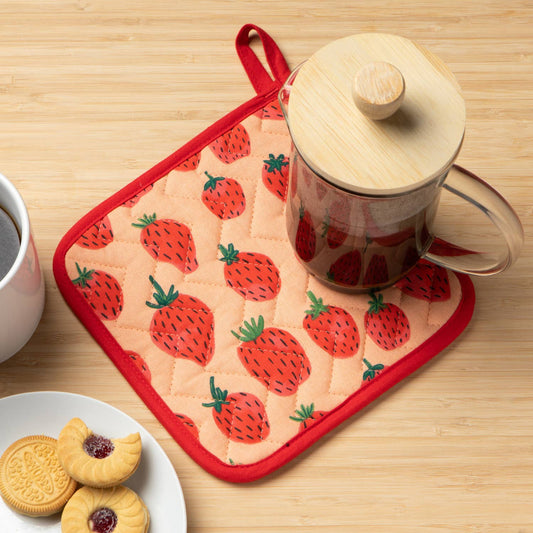 Berry Sweet Potholder: Red - Single