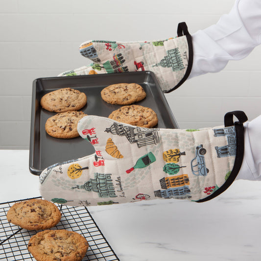 Meet Me In Paris Oven Mitt