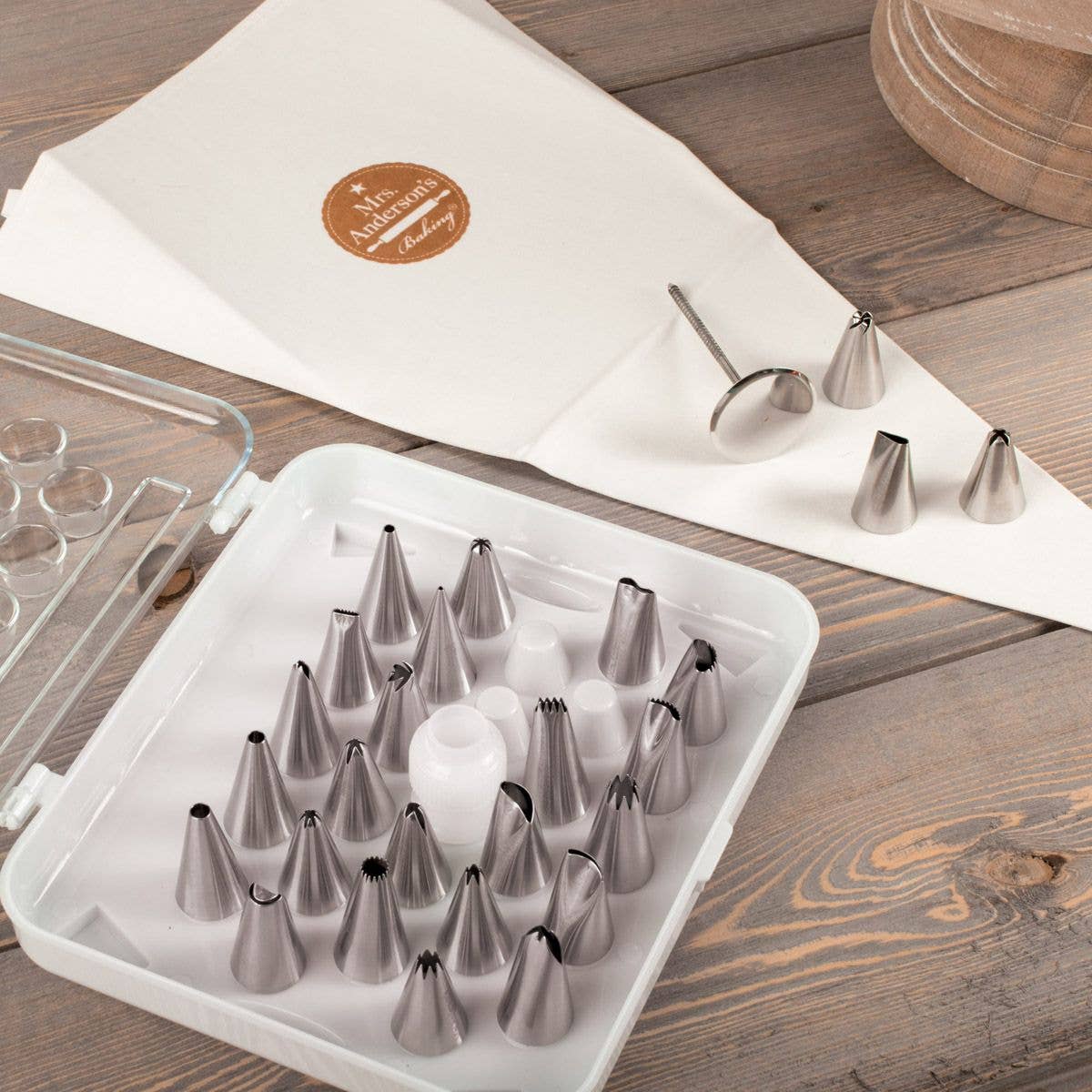 Mrs. Anderson's Baking Pastry Decorating Set, 26 Tips
