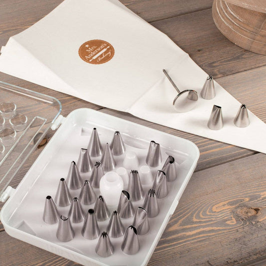 Mrs. Anderson's Baking Pastry Decorating Set, 26 Tips
