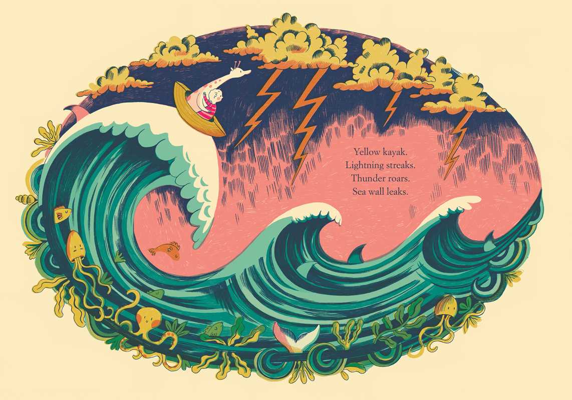 Yellow Kayak by Nina   Laden: Hardcover; 32 pages / English
