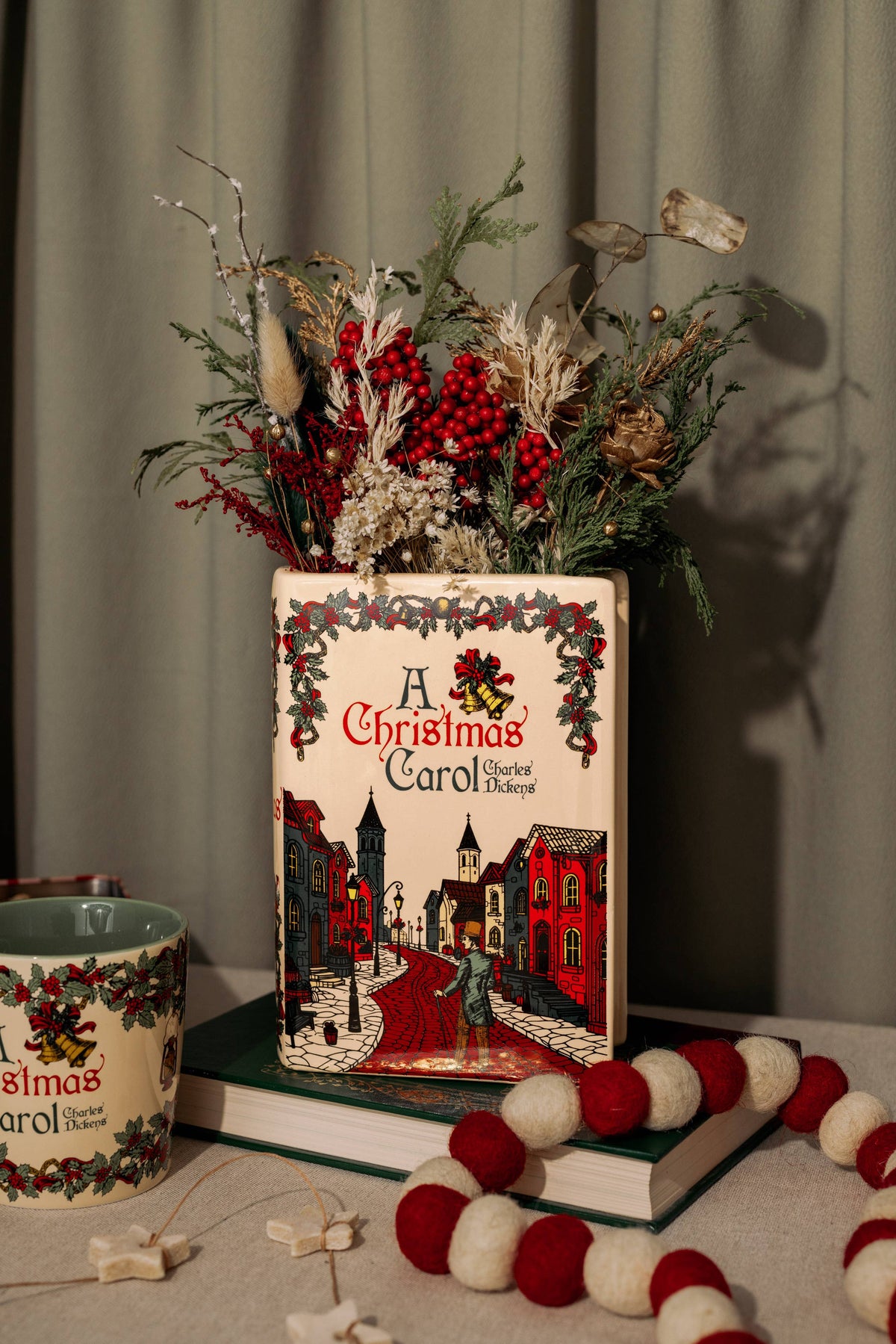 Large Book Vase, A Christmas Carol