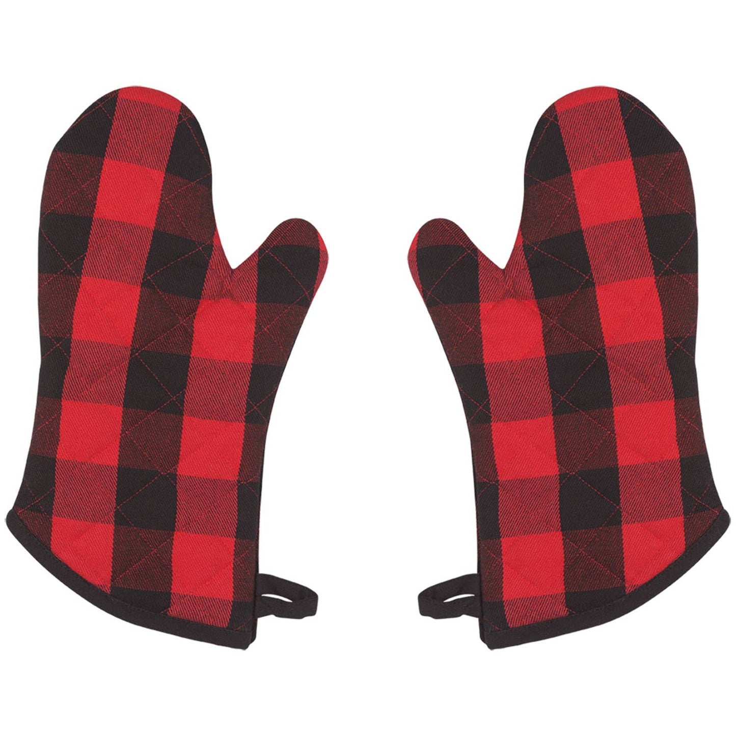 Superior Buffalo Check Red Oven Mitt - Single