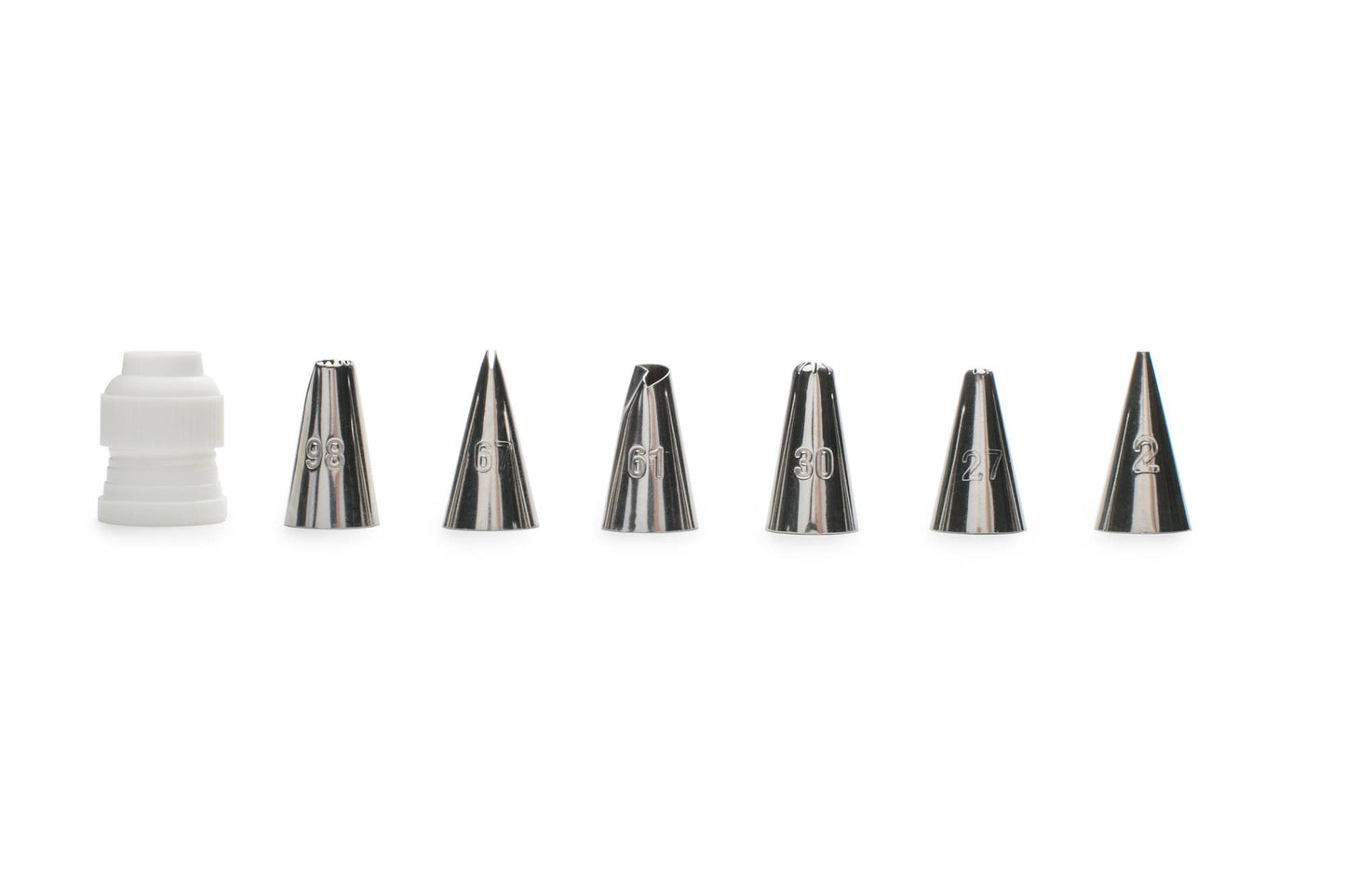 Fox Run Icing Decorating Set, 8-Piece, 1.75" x 2.5" x 7"