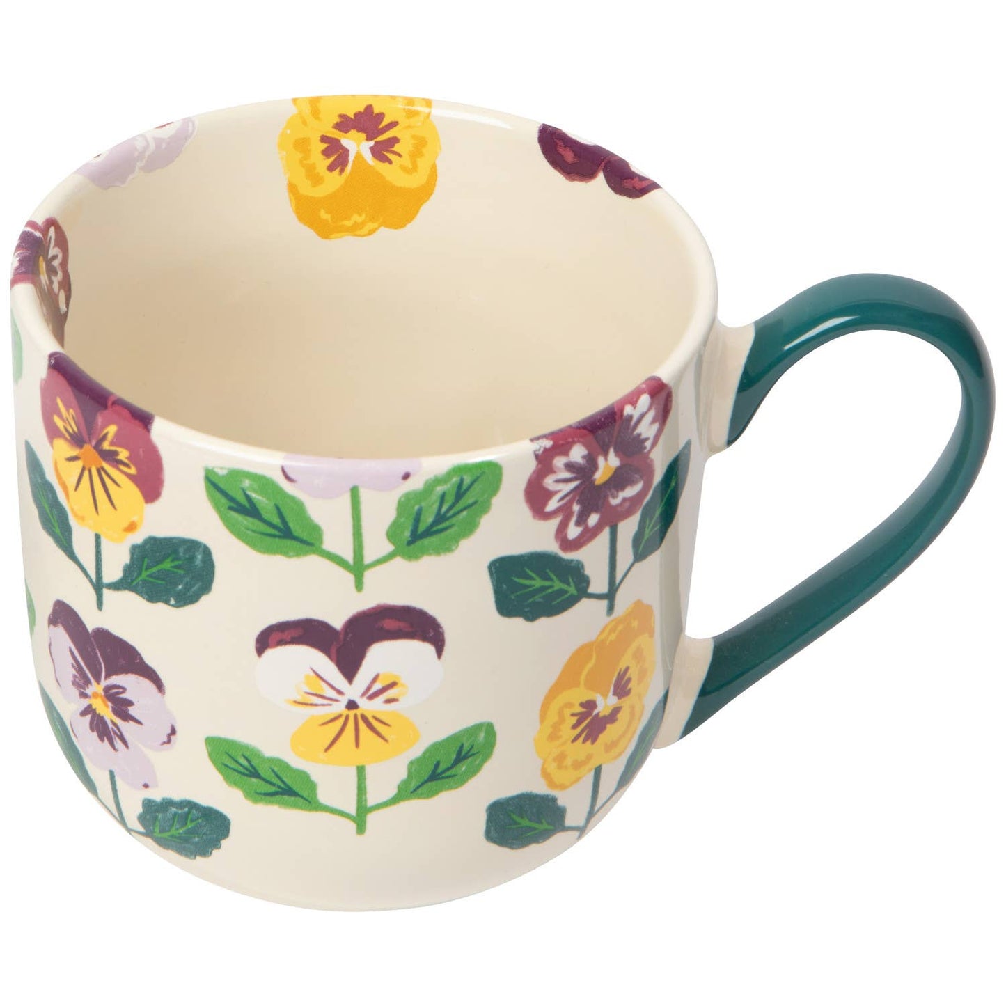 Pansy Mug: Multi-Colored