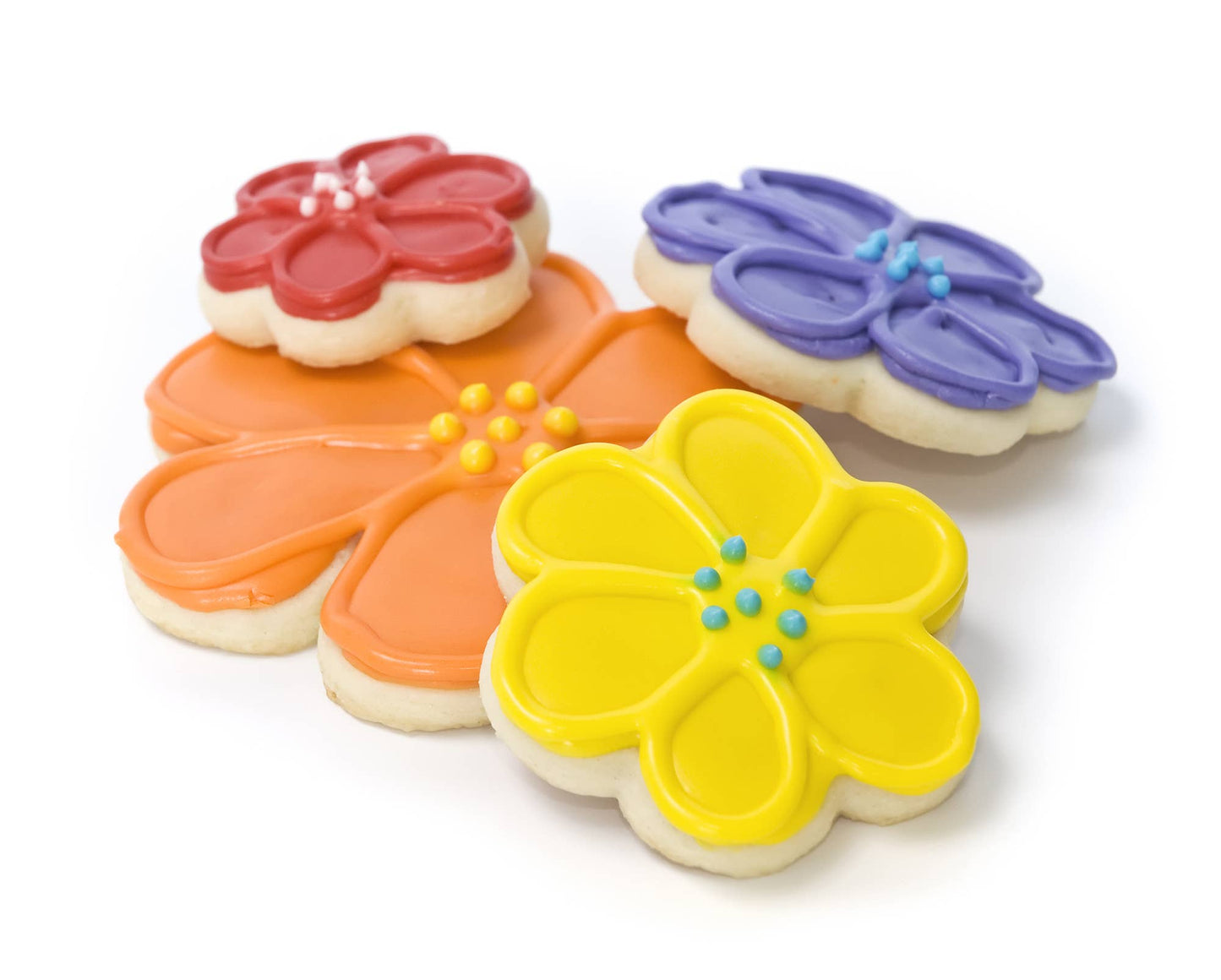 Fox Run Flower Cookie Cutter Set, Stainless Steel, 6-Piece