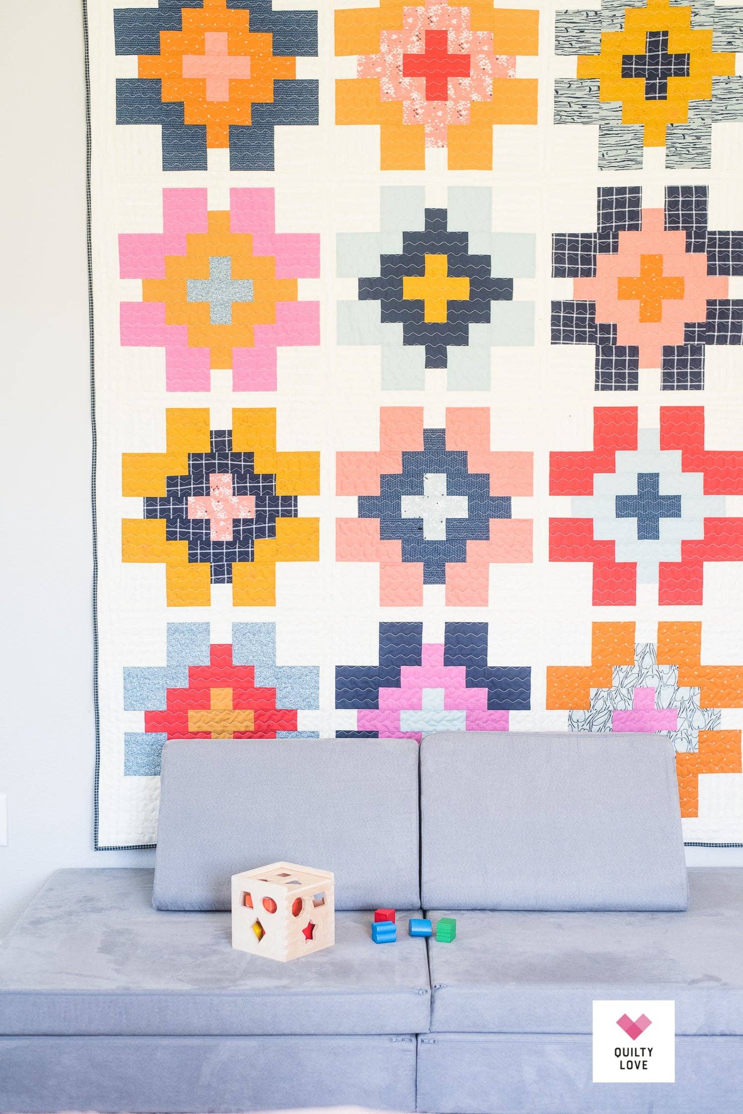 Glowing PAPER Quilt Pattern