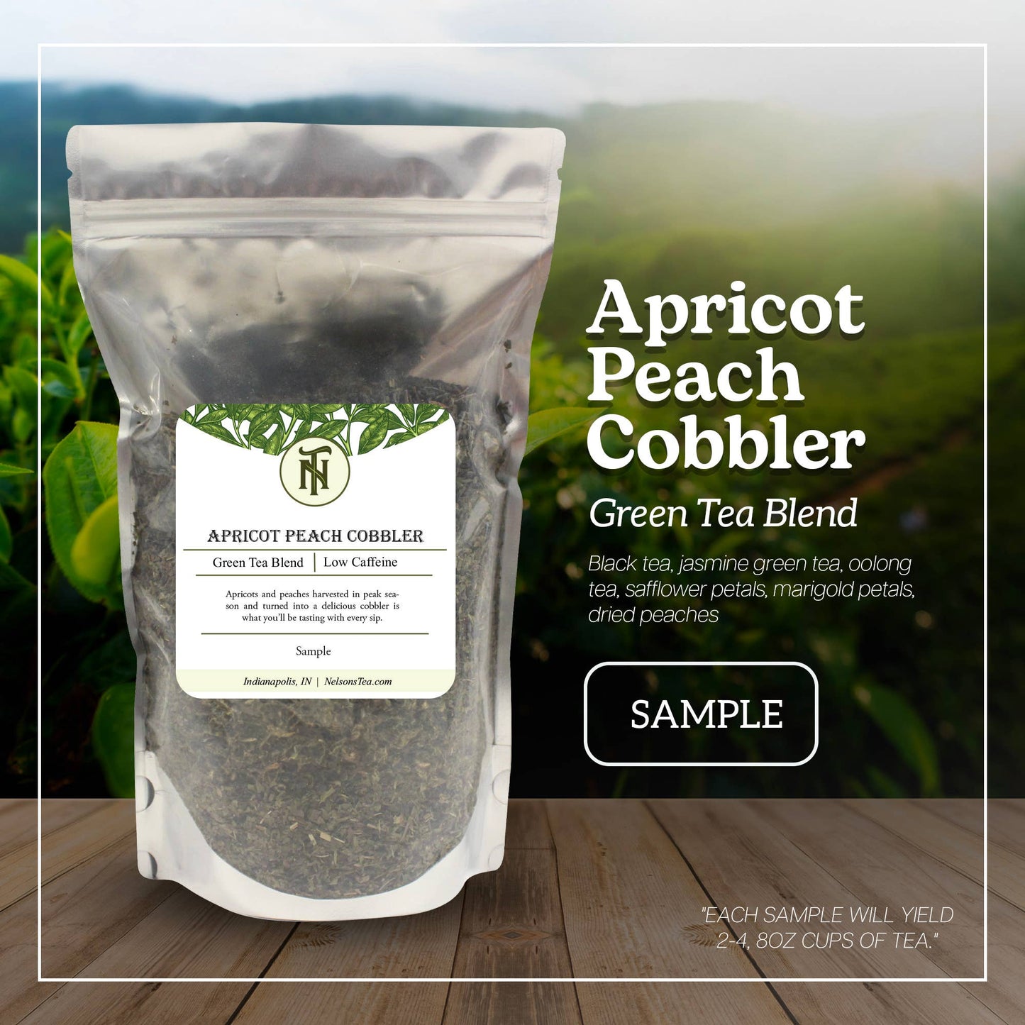 Apricot Peach Cobbler: Sample