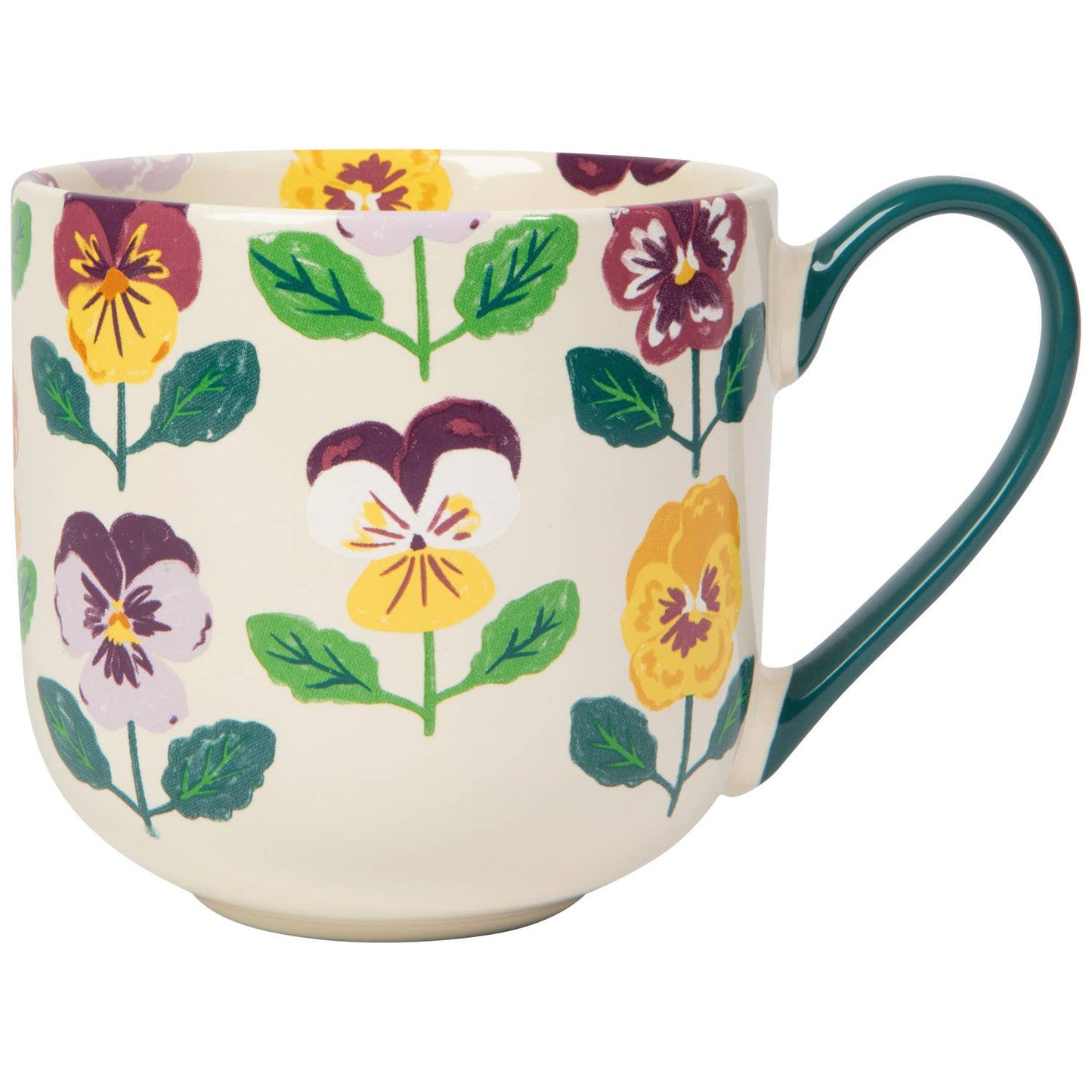 Pansy Mug: Multi-Colored