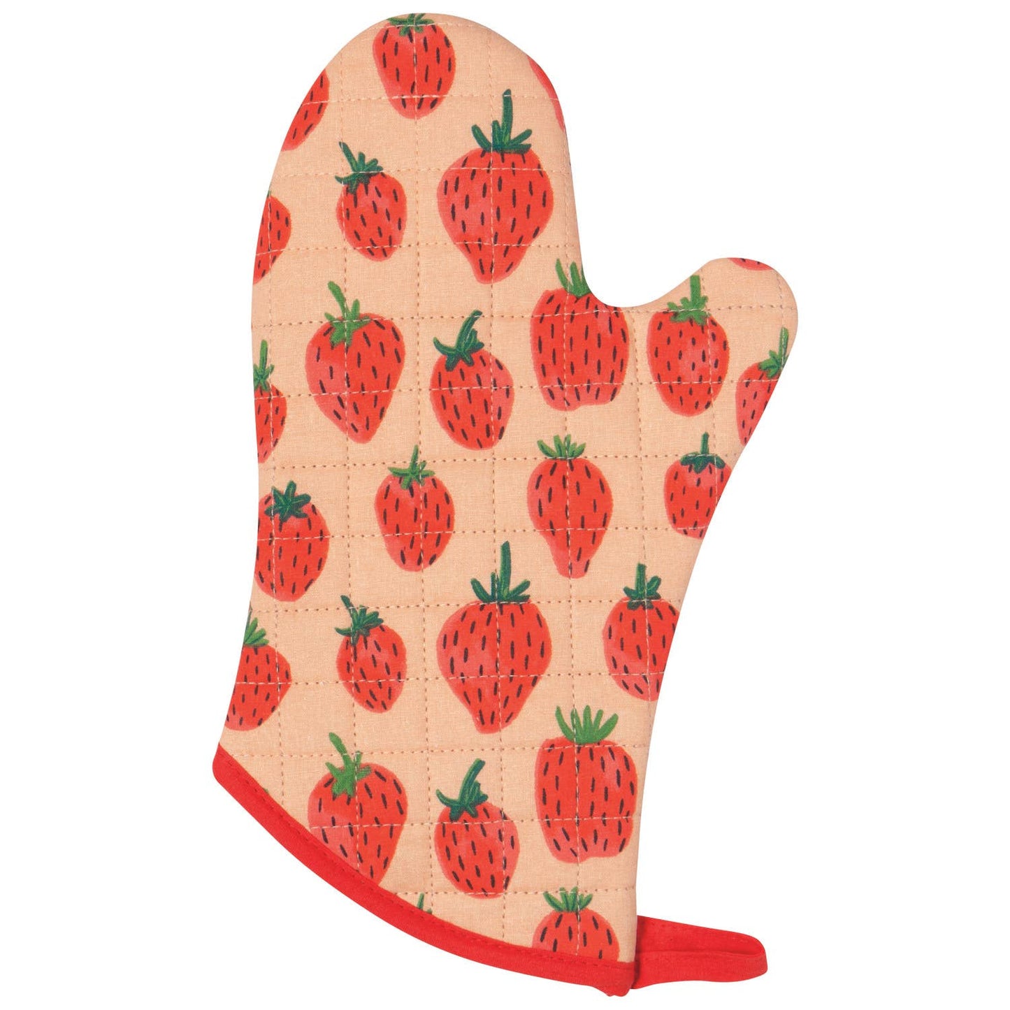 Berry Sweet Oven Mitt: Red
