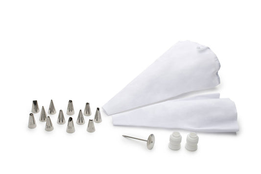 Fox Run Icing Set, 17-Piece, 8.25" x 3" x 1.75"