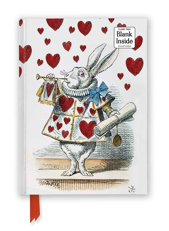 Alice's Adventures in Wonderland: White Rabbit (Foiled Blank Journal) by: Notebook / blank book; 176 pages / English