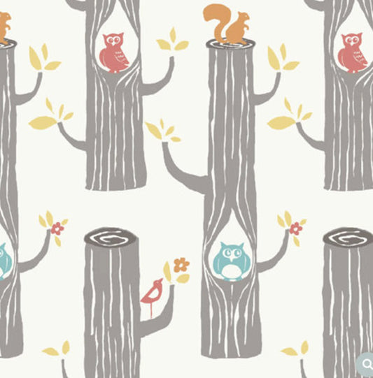 Birch Fabrics - Woodland Friends - Circa 52 - Monaluna - 100% Quilt-Weight Poplin