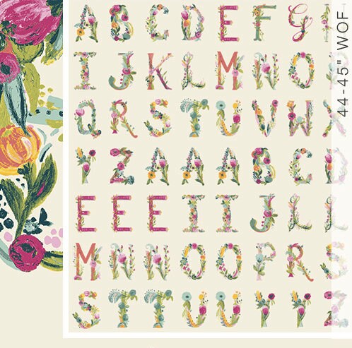 Bari J. Ackerman - Joyeux Alphabet Panel - Joie de Vivre