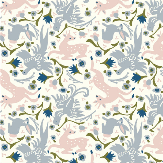 Kristen Balouch - Gathering Cream - Enchanted Kingdom - Birch Fabrics