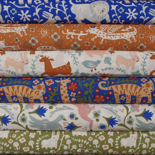 Whimsy Burrow - Organic Quilting Cotton - Birch Fabrics