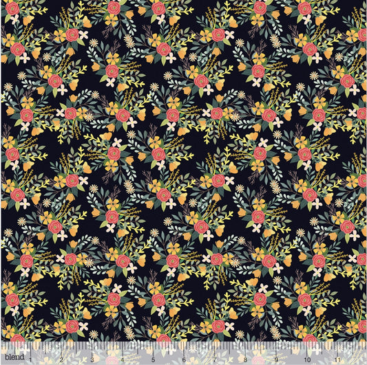 Mia Charro - Amore Charcoal - Birdie - Blend Fabrics