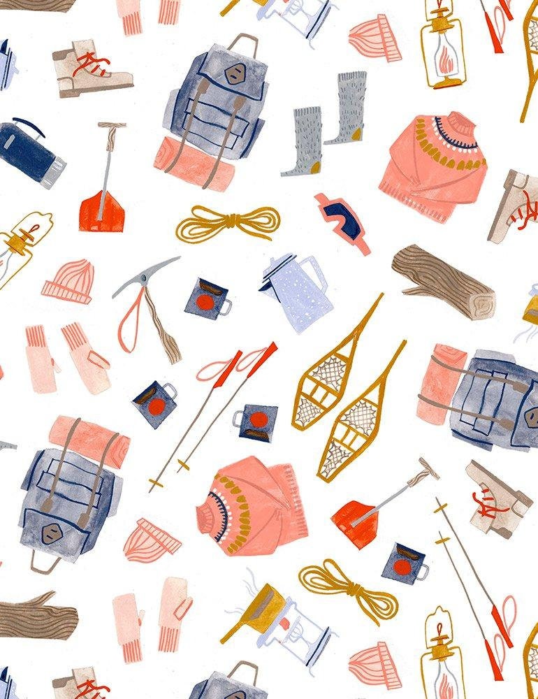 Rae Ritchie - Camping Supplies - Wild Winter - Dear Stella