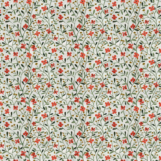 Clara Jean Design - Floral Vines - Baby It's Cold Outside