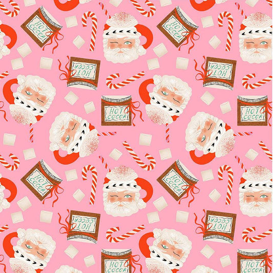 Faye Guanipa - Santa Mugs - Holly Jolly