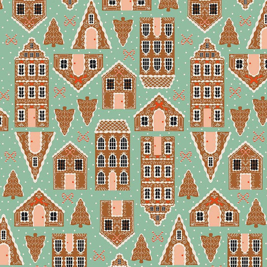 Faye Guanipa - Gingerbread Houses - Holly Jolly
