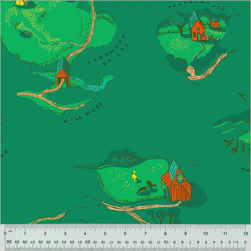 Heather Ross - Buttercup Map - West Hill