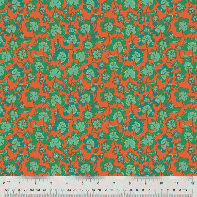 Heather Ross - Clover Rust - Forestburgh